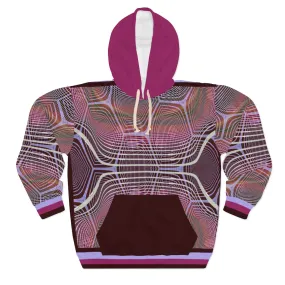 Ruby Asteroid Unisex Pullover Hoodie