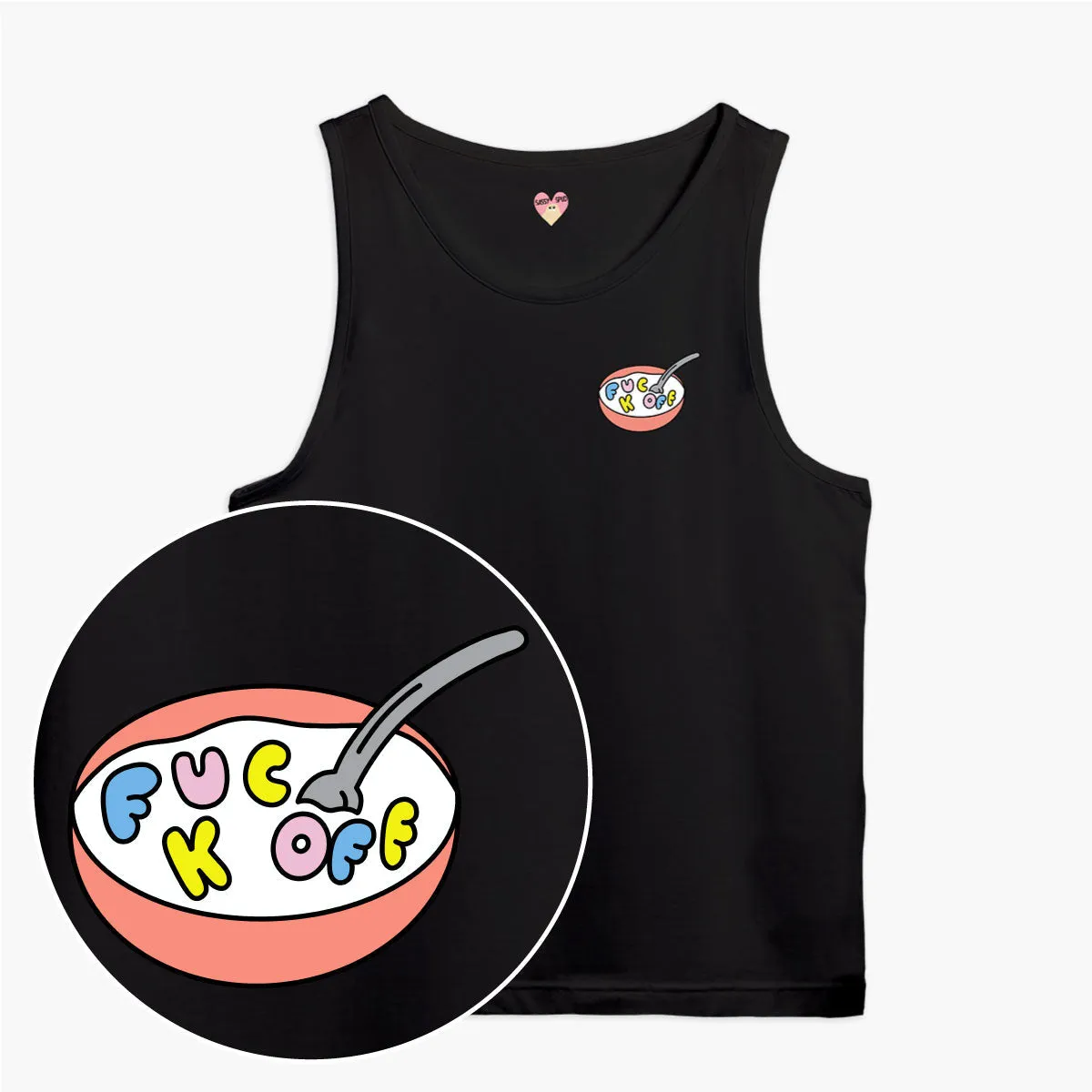 Rude Cereal Tank Top (Unisex)