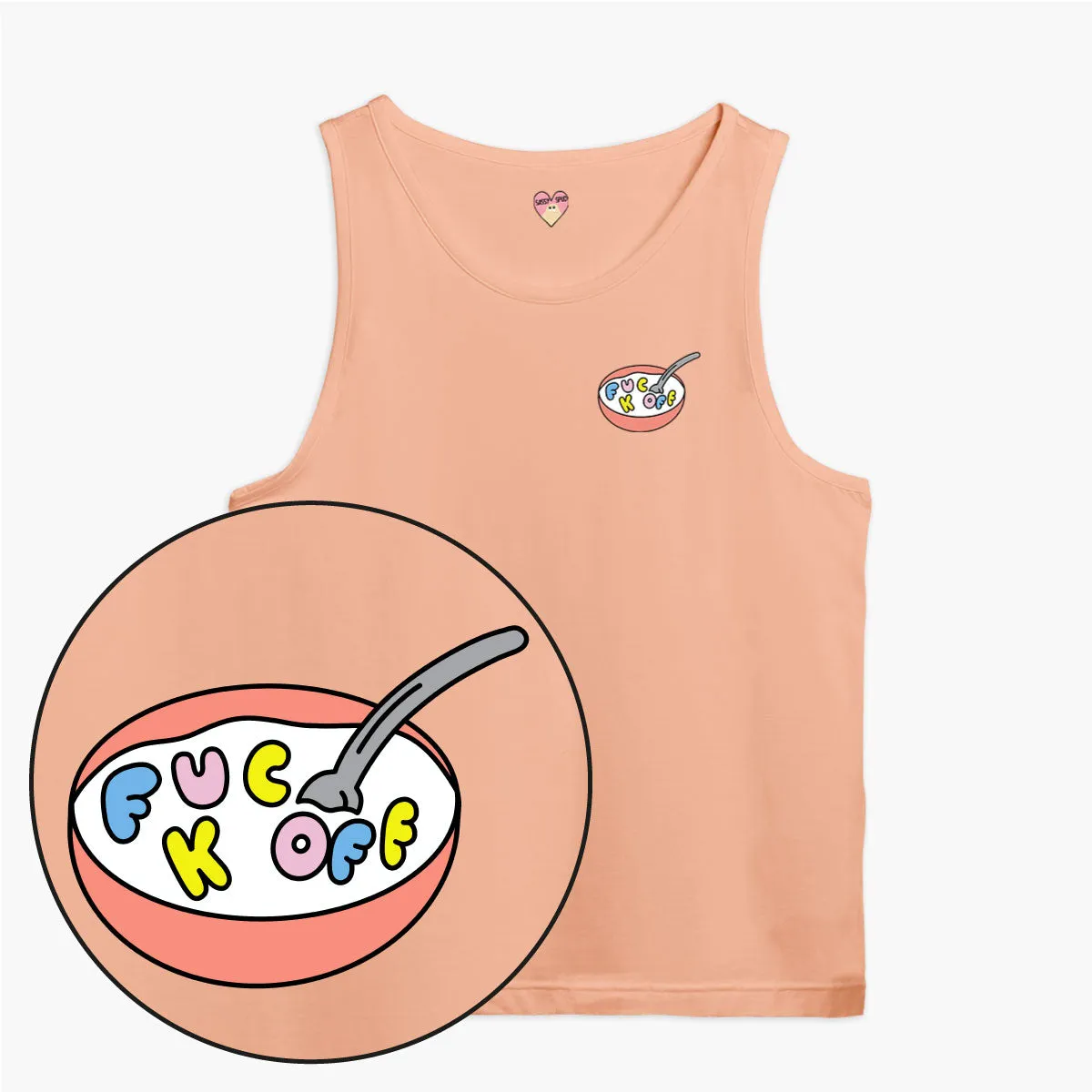 Rude Cereal Tank Top (Unisex)