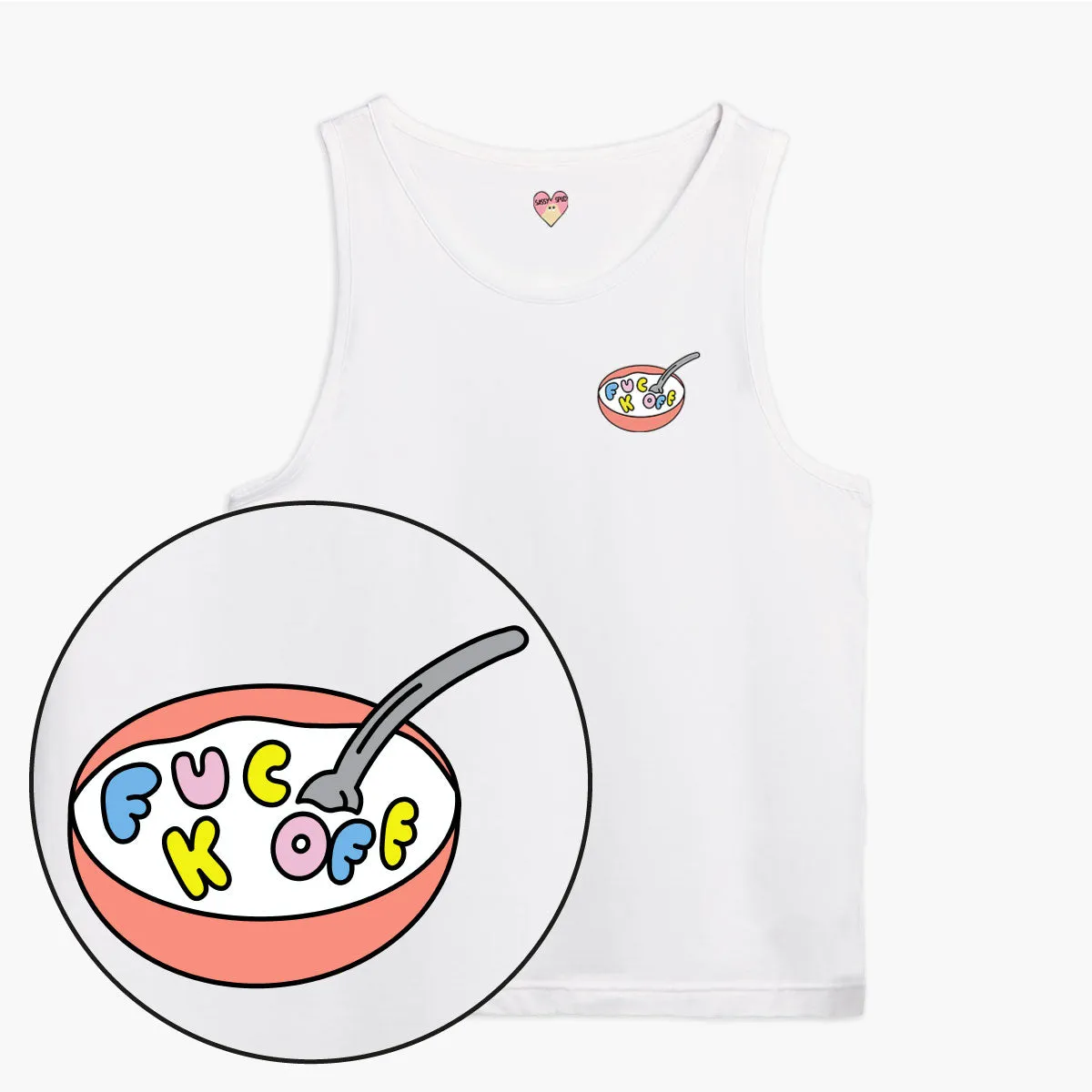 Rude Cereal Tank Top (Unisex)