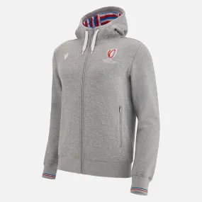 Rugby world cup 2023 adults' full zip cotton hooded sweatshirt