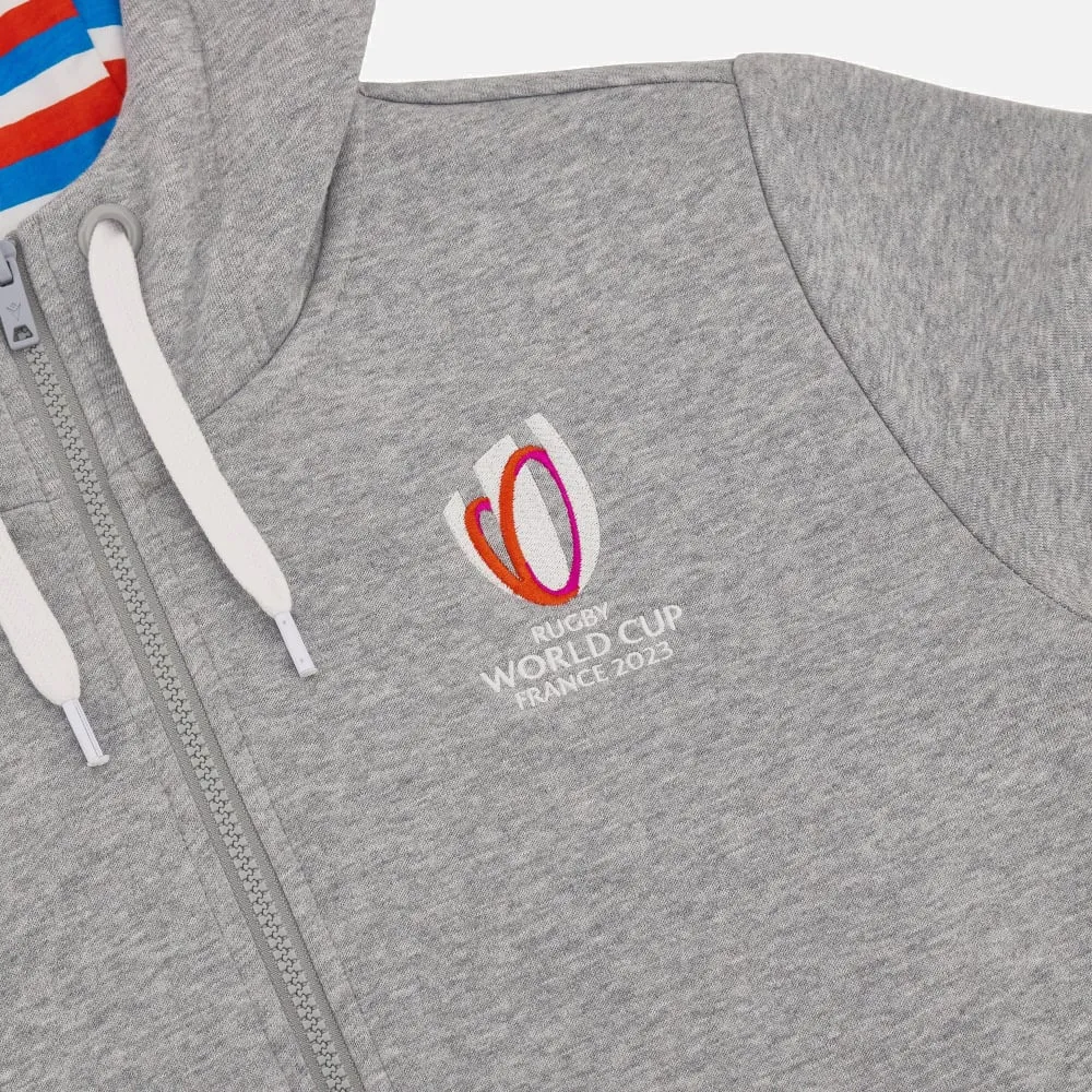 Rugby world cup 2023 adults' full zip cotton hooded sweatshirt