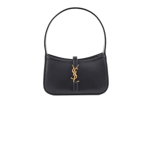 Saint Laurent Mini Le 5 A 7 Black Shoulder Bag