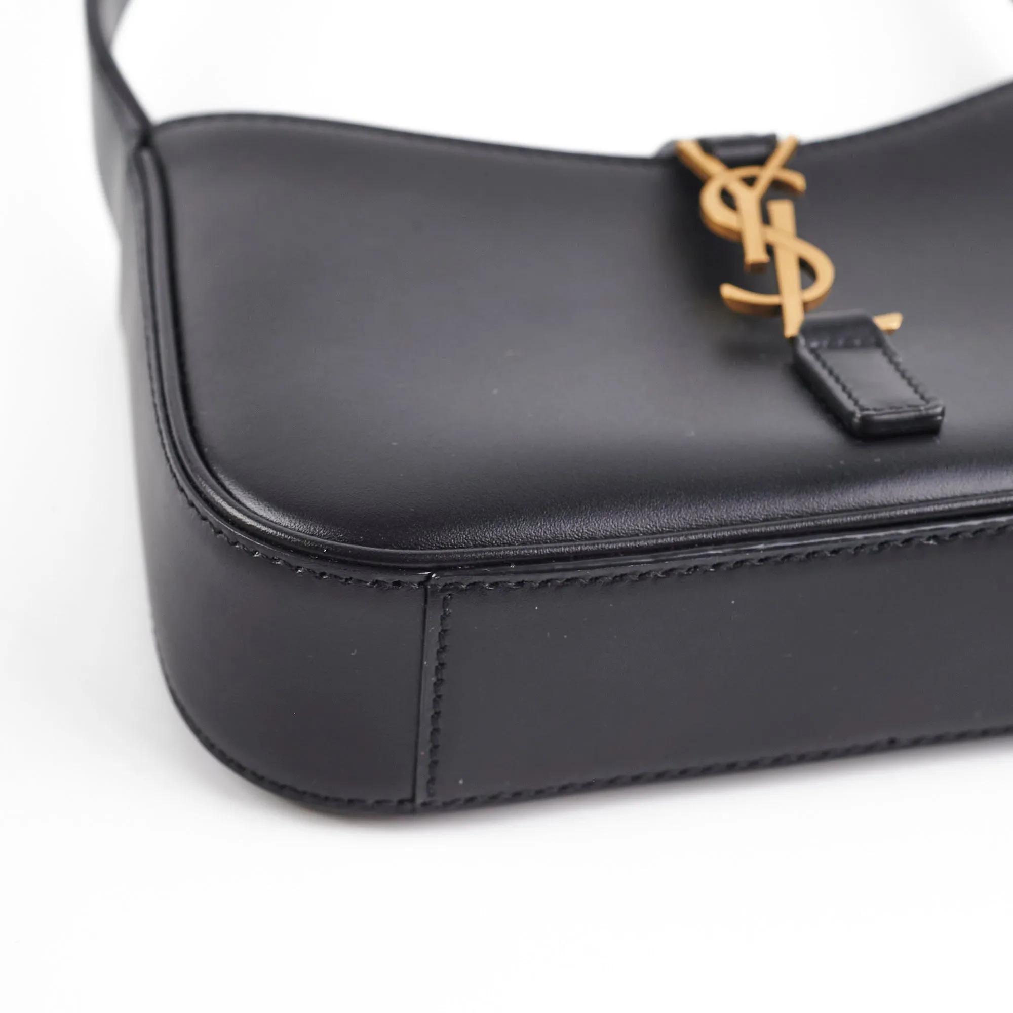 Saint Laurent Mini Le 5 A 7 Black Shoulder Bag