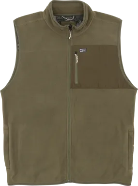 Salty Crew Men's Ebbtide Polar Fleece Vest Olive | Buy Salty Crew Men's Ebbtide Polar Fleece Vest Olive here | Outnort