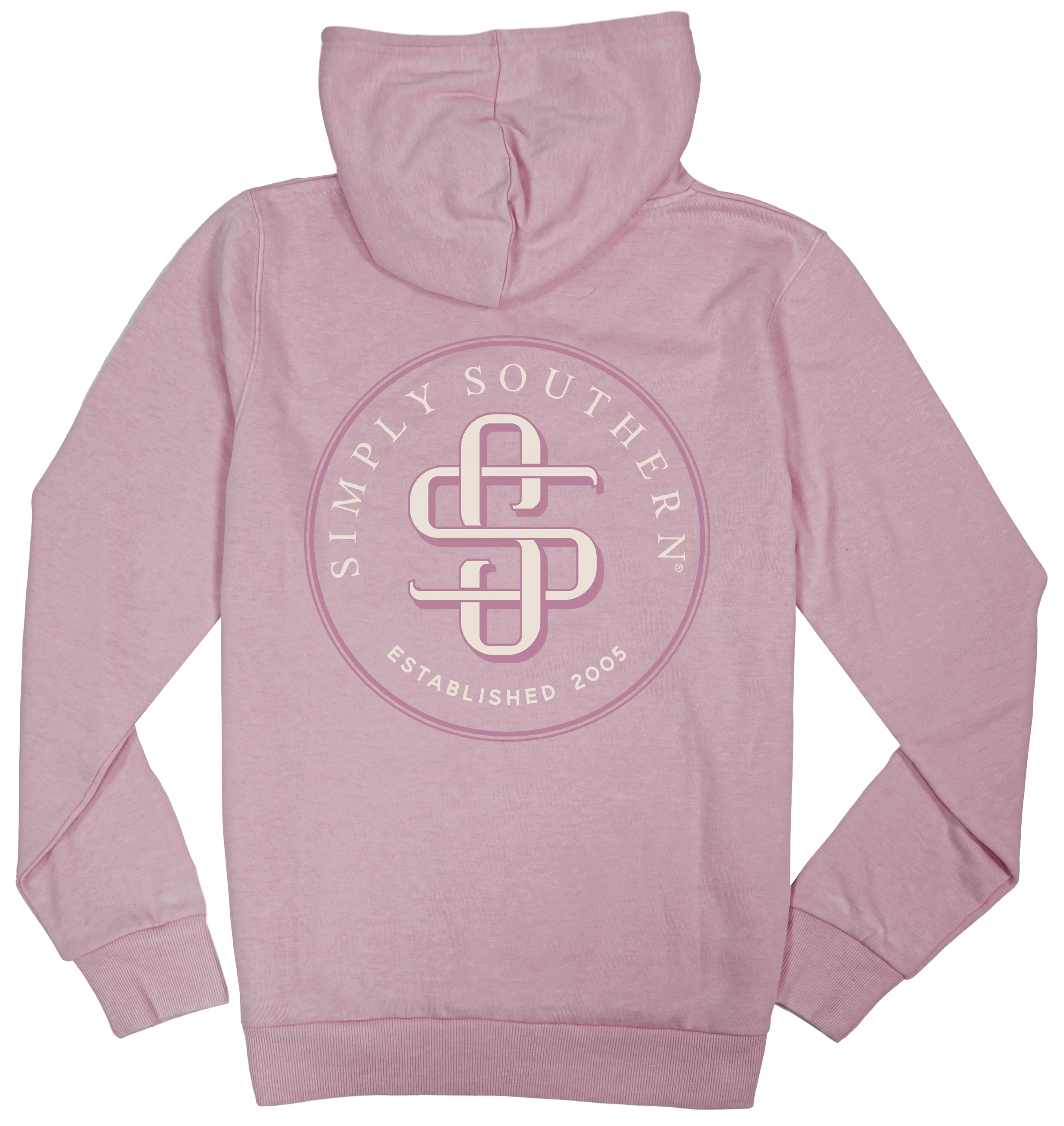 Simply Southern New Logo Plum Pullover Hoodie Long Sleeve T-Shirt