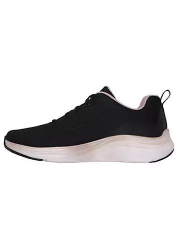 Skechers Black Mesh Vapor Foam Midnight Glimmer Trainers | Grattan