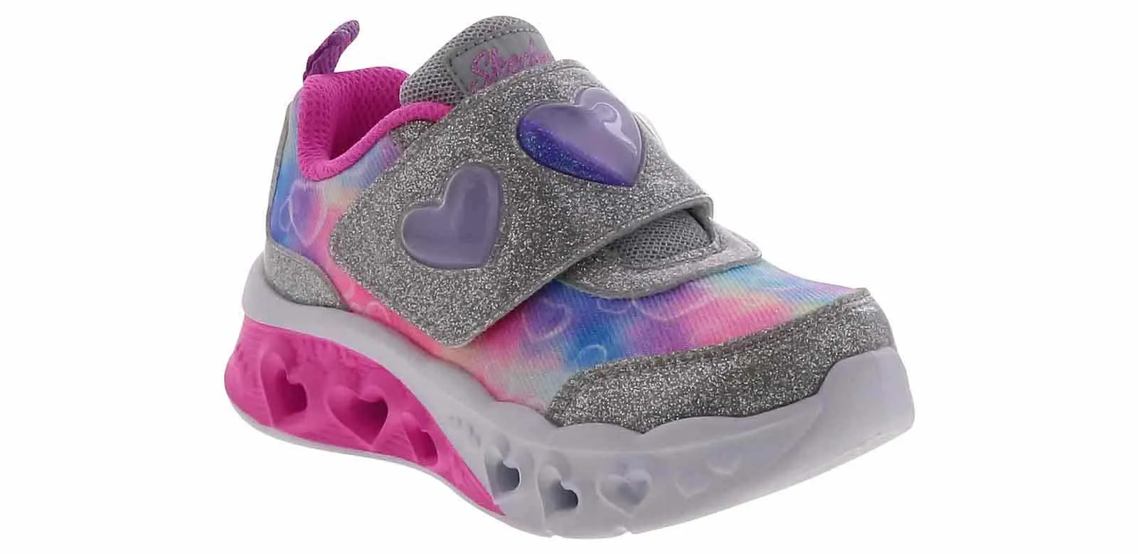 Skechers Flutter Heart Lights Toddler Girls’ (5-10) Running Shoe