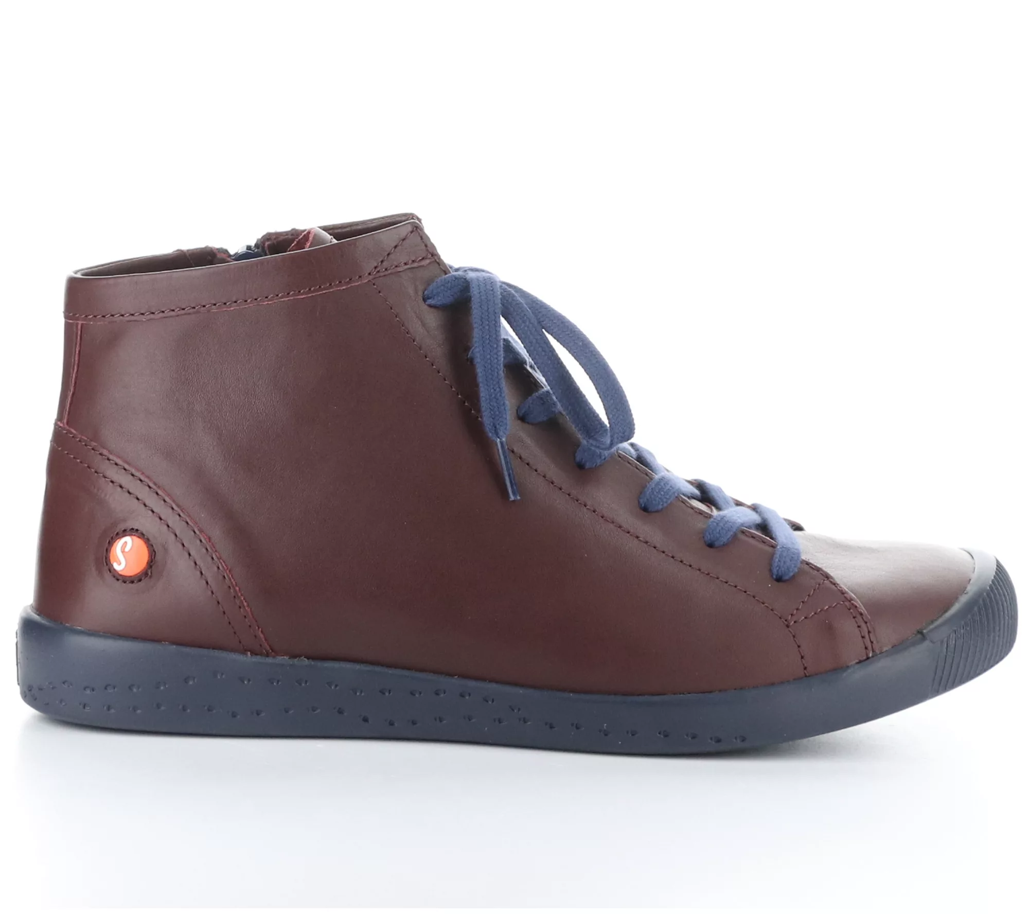 Softino's Leath er Hi-Top Fashi on Sneakers - I bbi-S