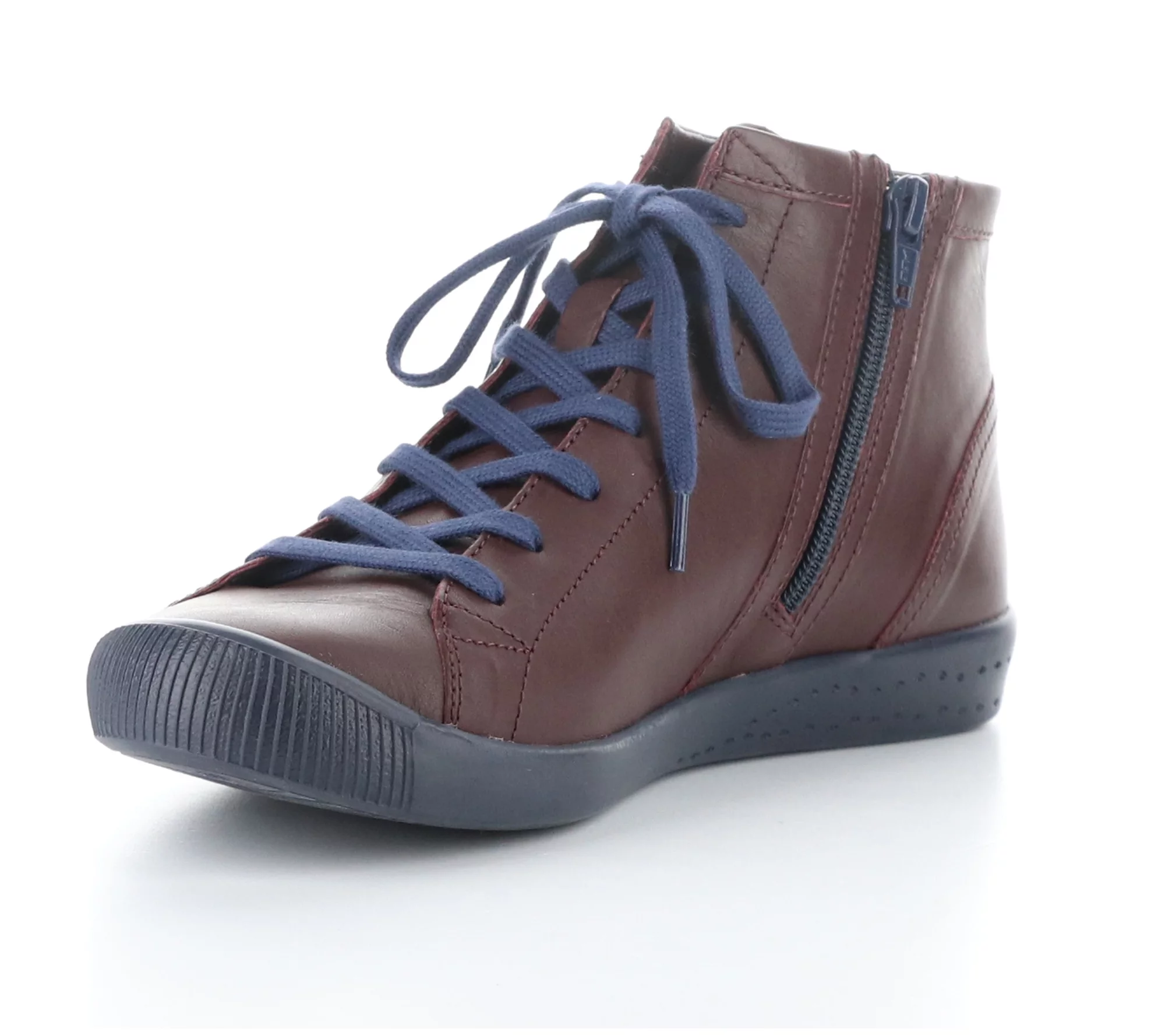 Softino's Leath er Hi-Top Fashi on Sneakers - I bbi-S