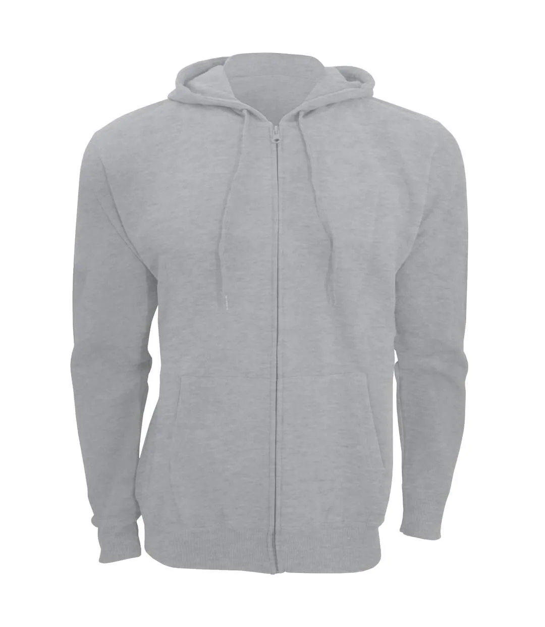 SOLS Mens Seven Full Zip Hooded Sweatshirt / Hoodie (Grey Marl) - UTPC340