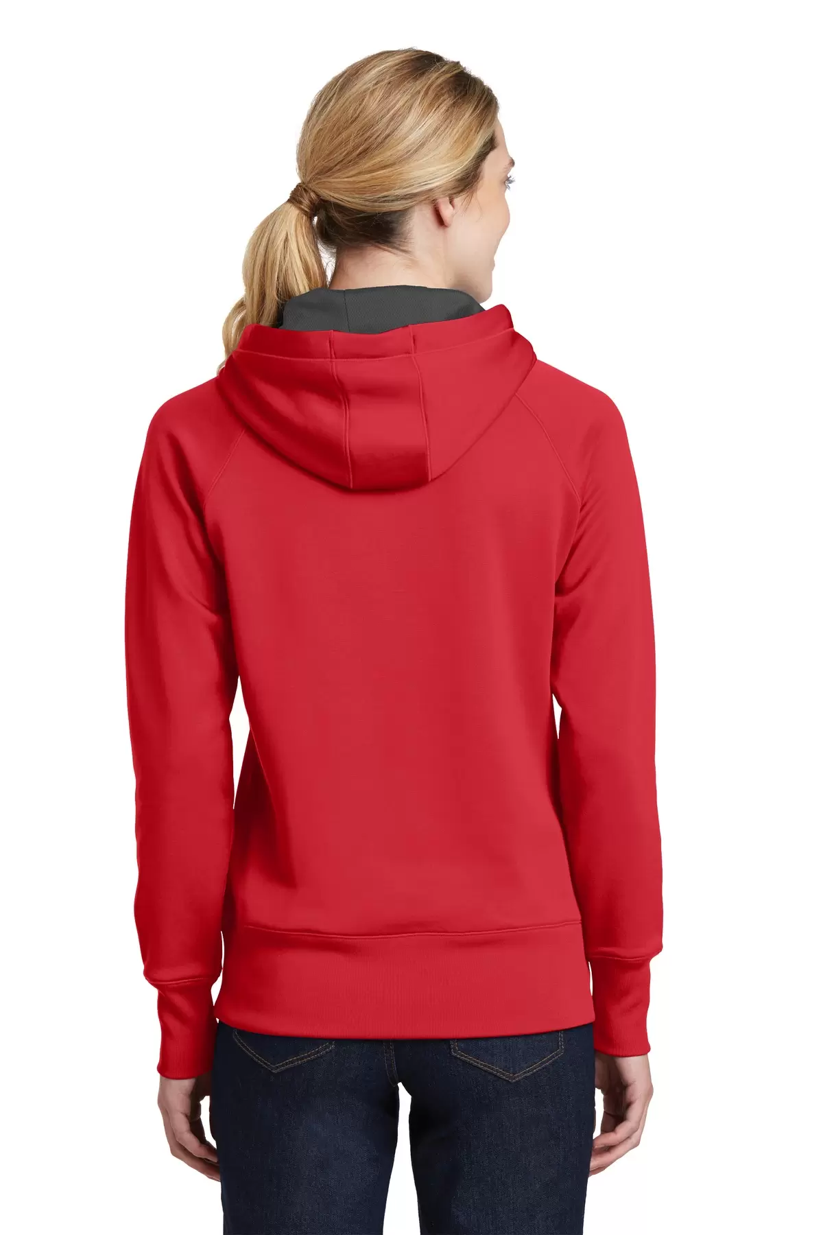 Sport Tek LST250 Sport-Tek Ladies Tech Fleece Hooded Sweatshirt SKU: LST250