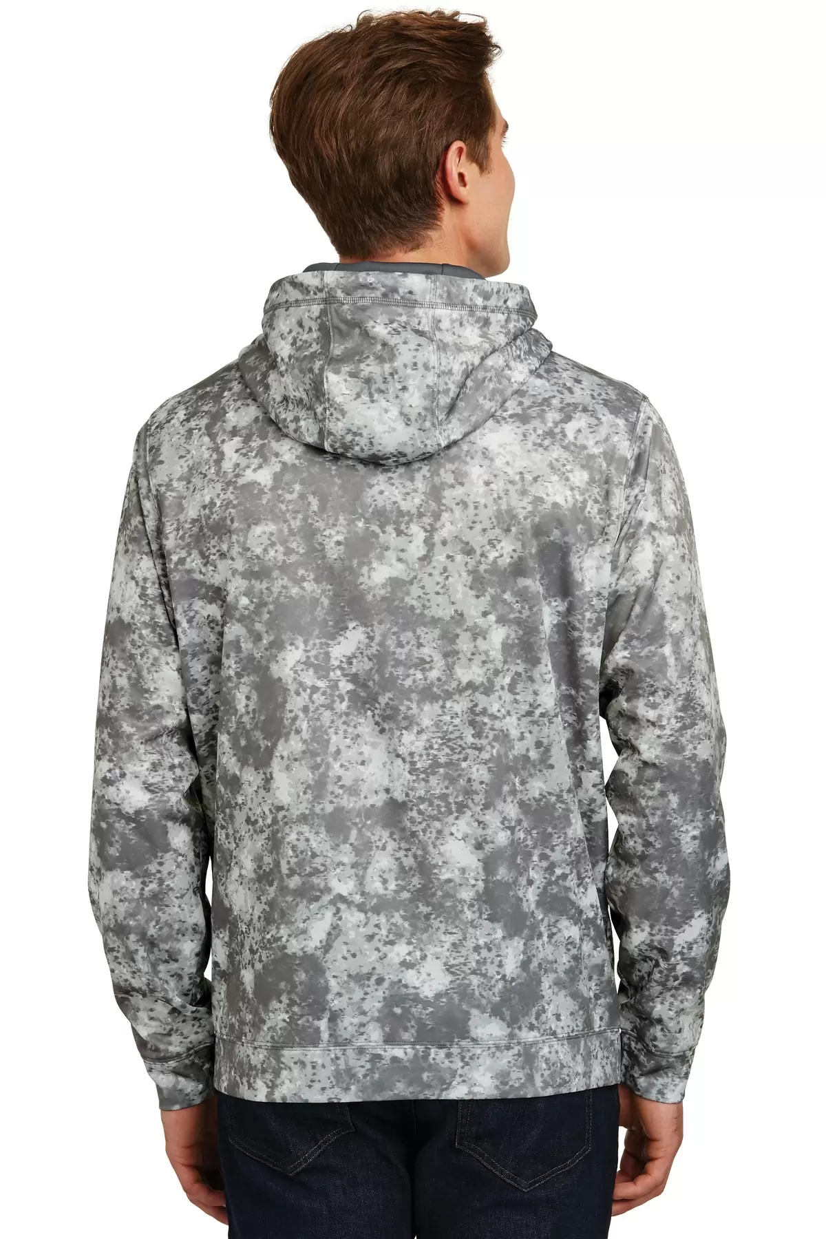 Sport Tek ST230 Sport-Tek Sport-Wick Mineral Freeze Fleece Hooded Pullover SKU: ST230