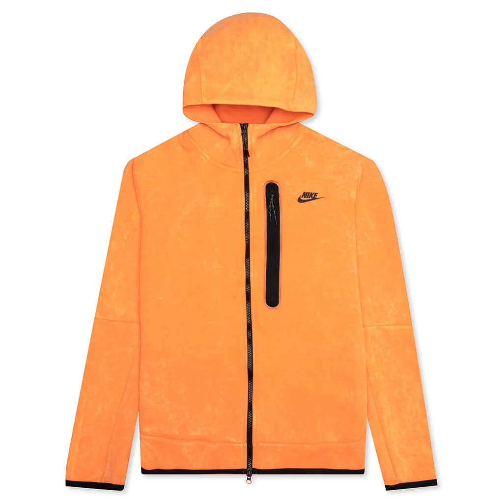 Sportswear Tech Fleece Full-Zip Hoodie - Kumquat/Black