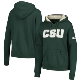 Stadium Athletic Colorado State Rams Women's Green Big Logo Pullover Hoodie