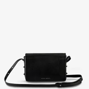 Status Anxiety WOMENS SUCCUMB LEATHER BAG - BLACK