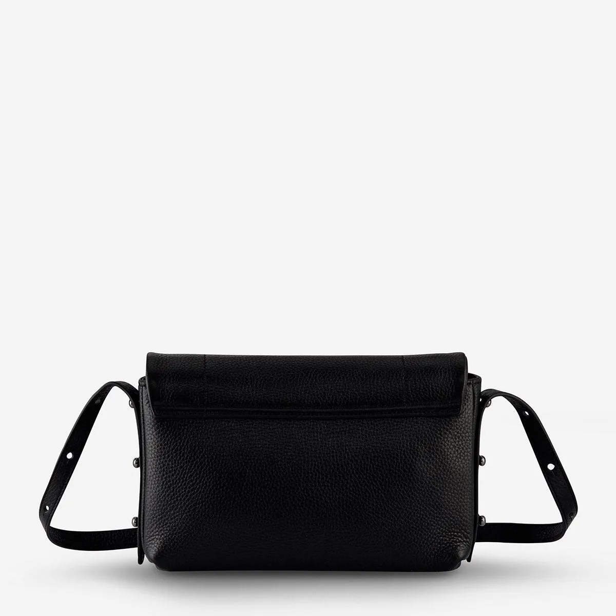 Status Anxiety WOMENS SUCCUMB LEATHER BAG - BLACK