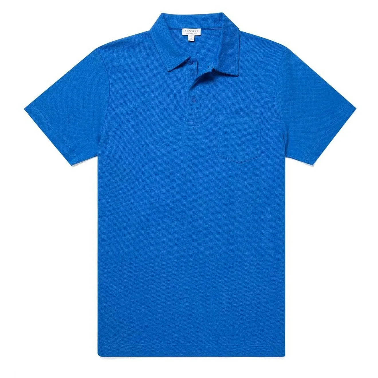 Sunspel Riviera Polo Shirt Booth Blue