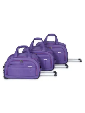 Teakwood Trolley Bag - SET