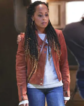 The Company You Keep 2023 Essence Atkins Suede Leather Jacket