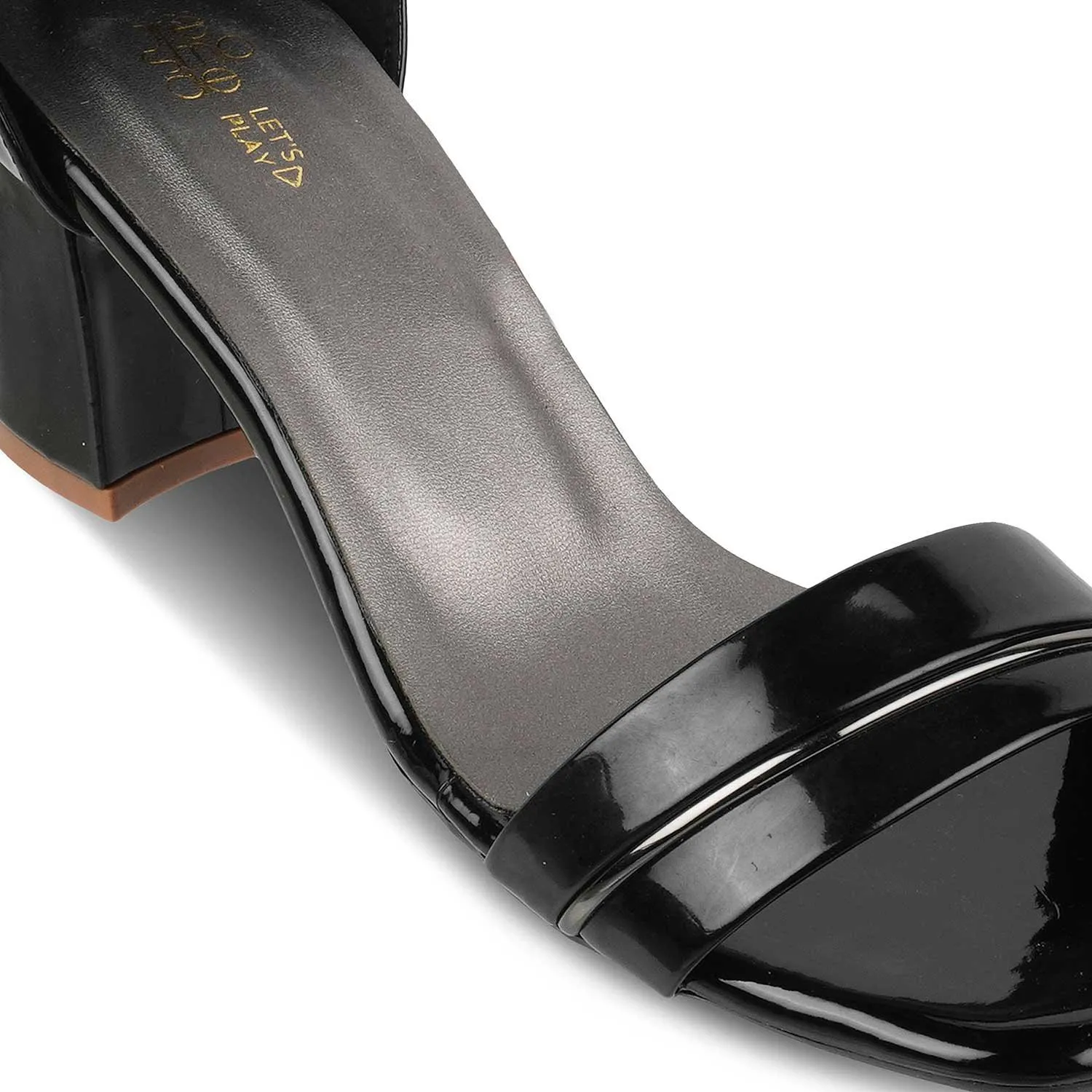 The Seel Black Women's Dress Block Heel Sandals Tresmode