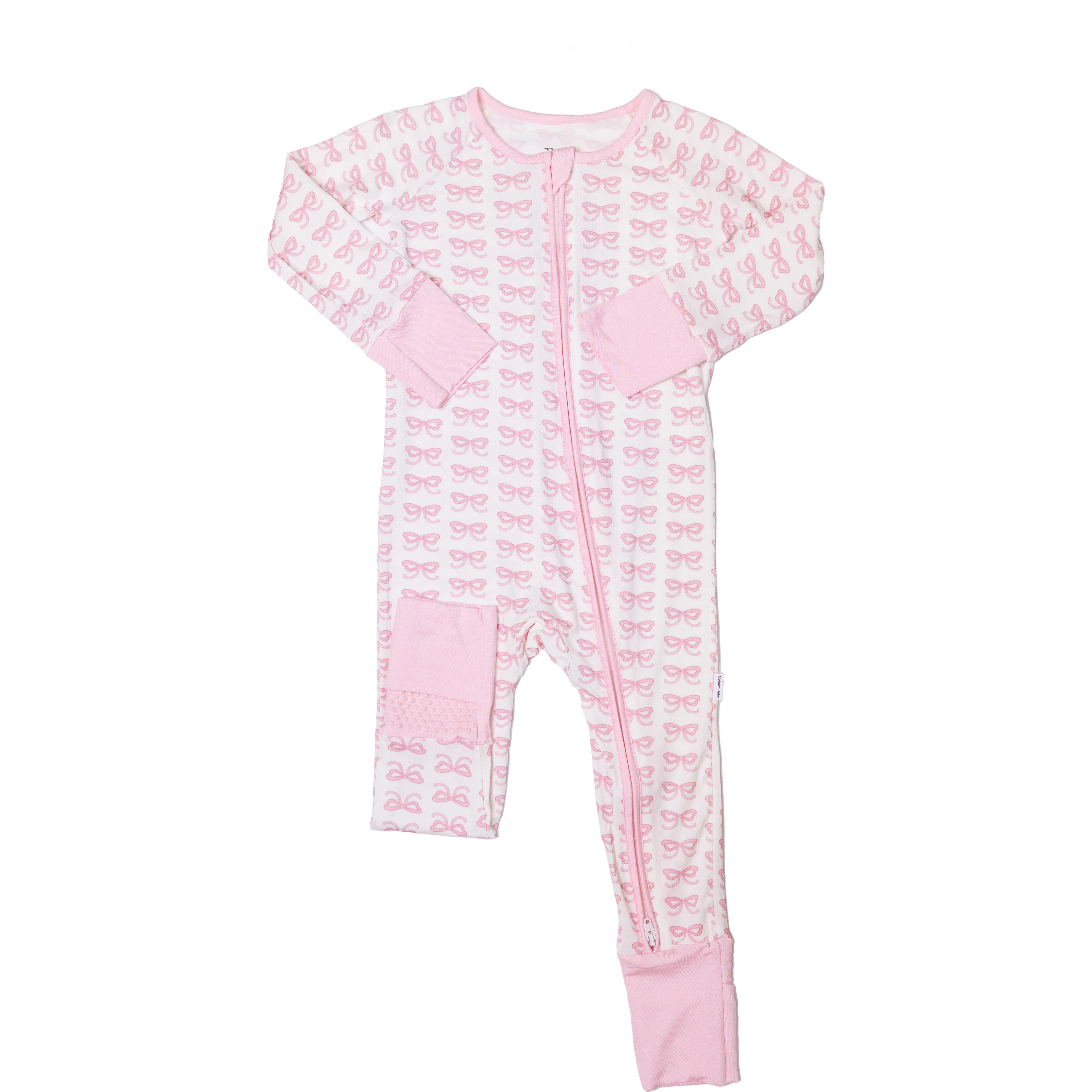 The Uptown Baby Bow Sleep Romper