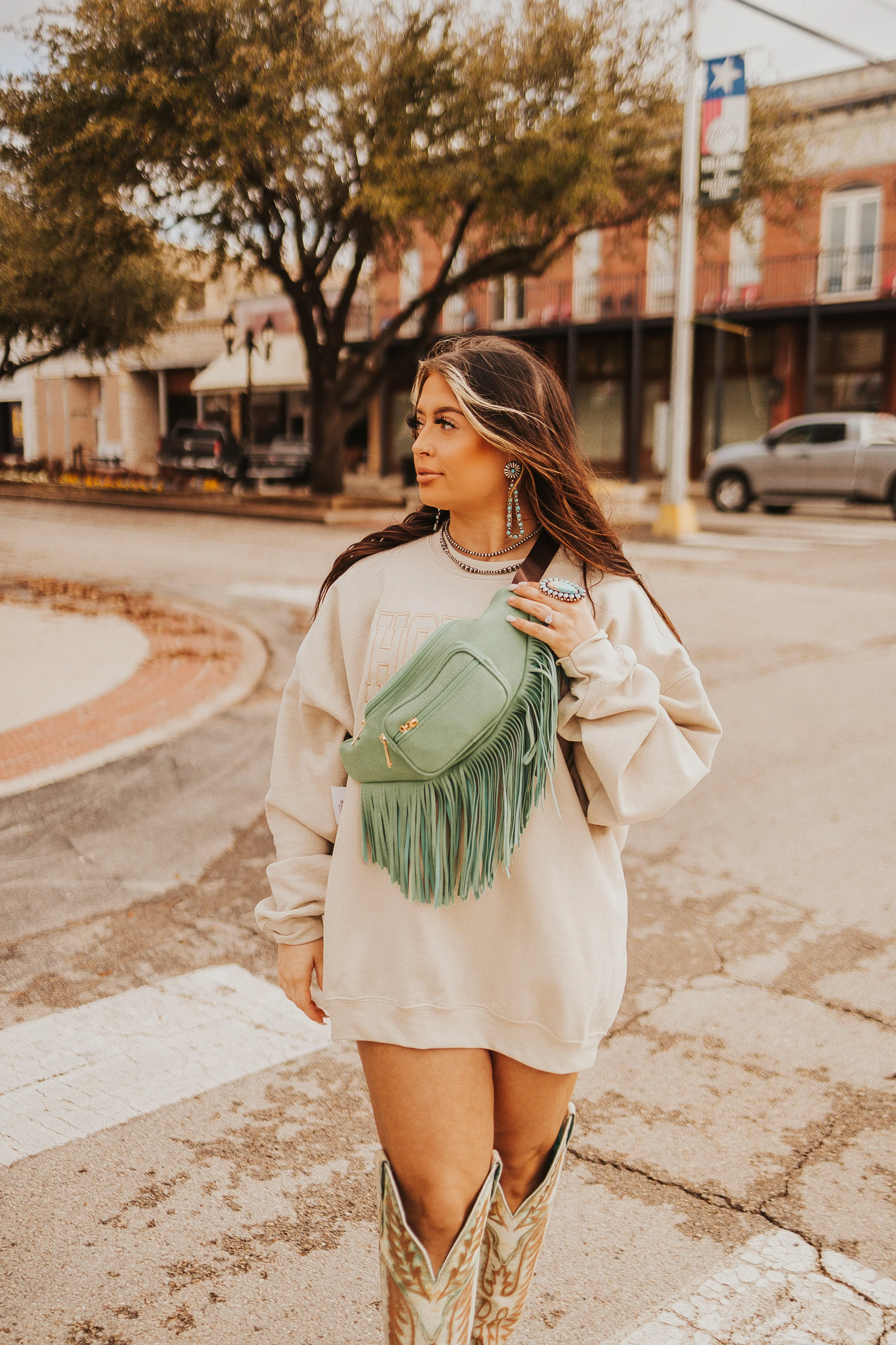 The Vaquera Fringe Bum Bag