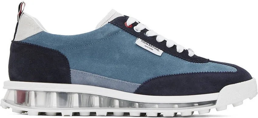 Thom Browne Blue Tech Runner Sneakers