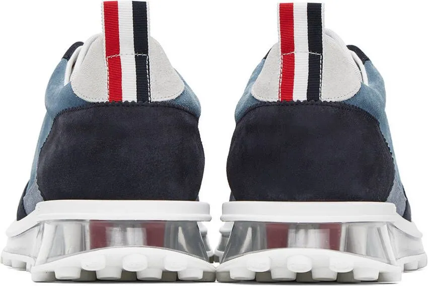 Thom Browne Blue Tech Runner Sneakers