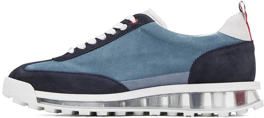 Thom Browne Blue Tech Runner Sneakers