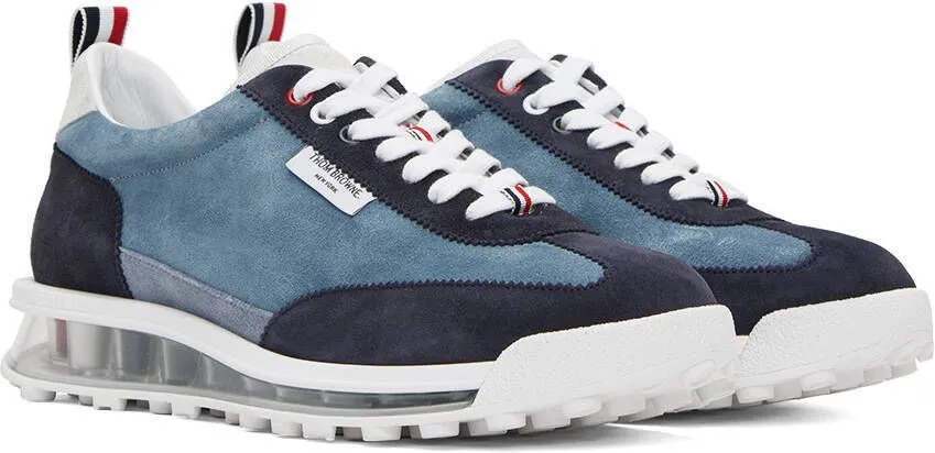 Thom Browne Blue Tech Runner Sneakers