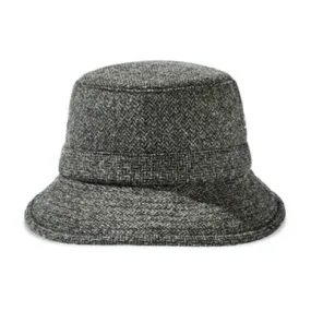 Tilley Warmth Bucket Hat Grey Herringbone