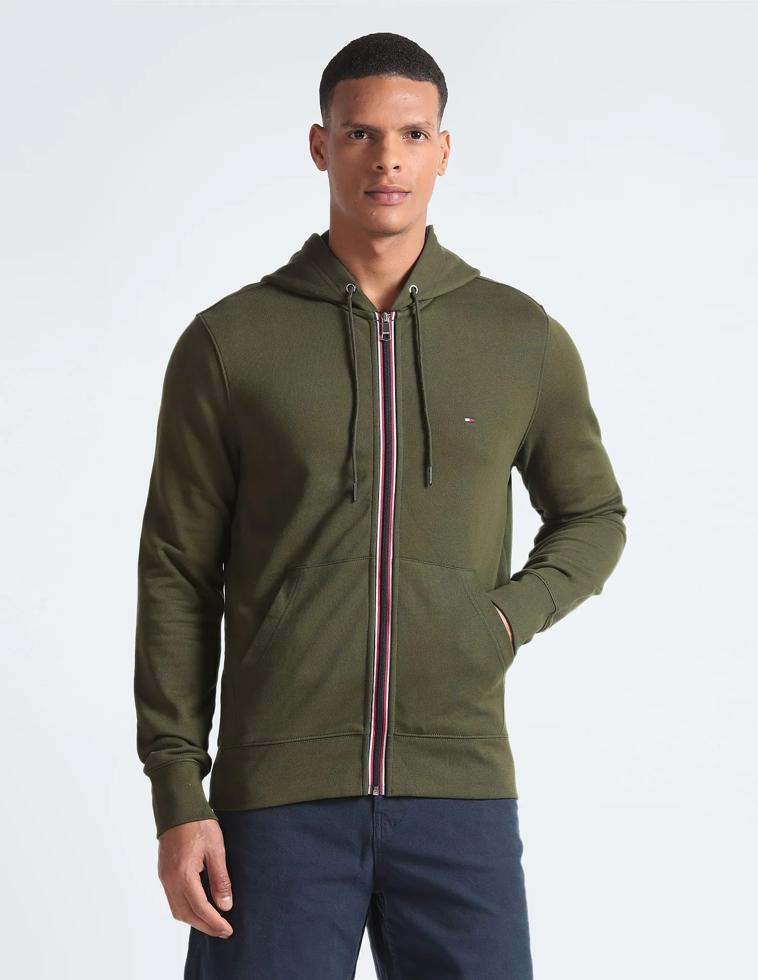 Tommy Hilfiger Core Cotton Zip Hooded Sweatshirt