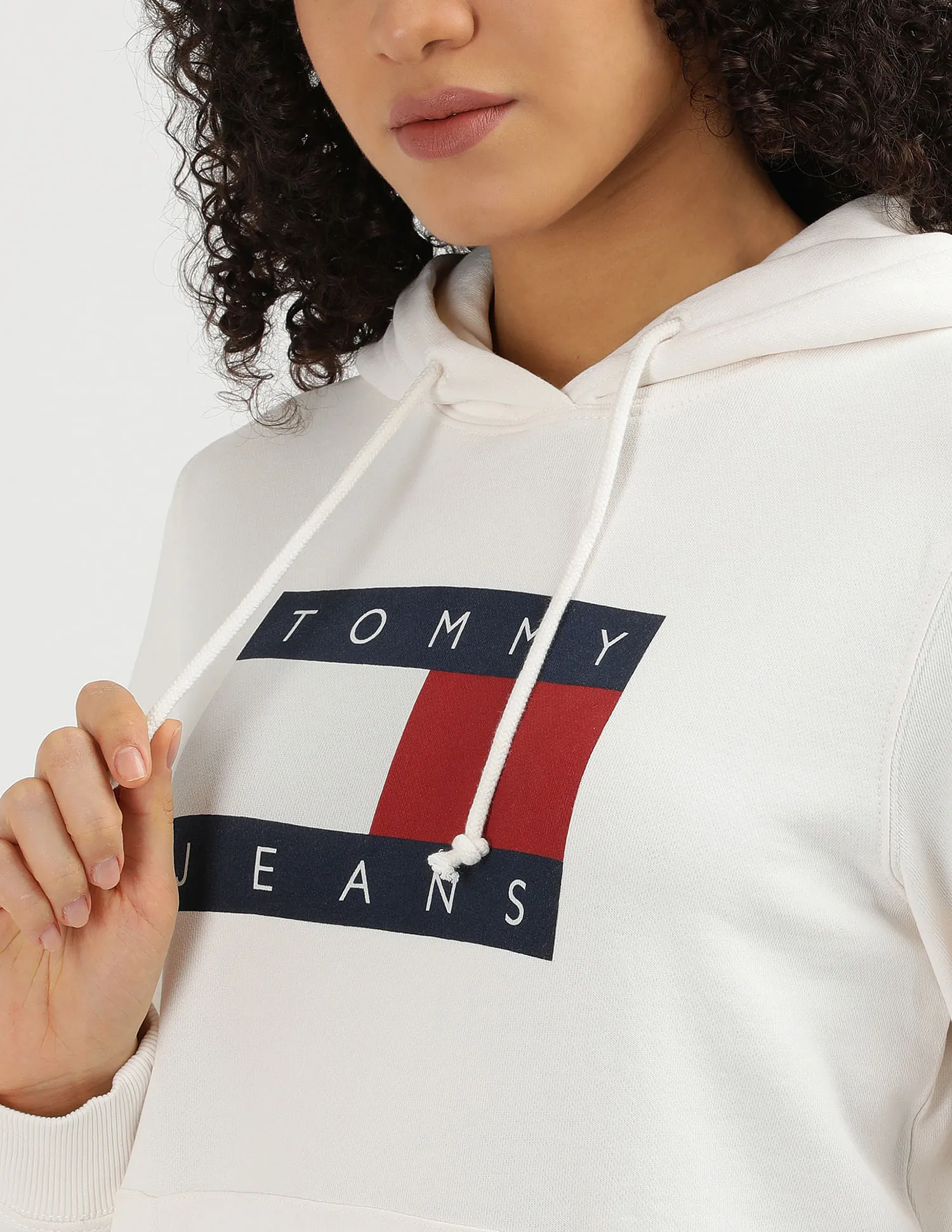 Tommy Hilfiger Transitional Cotton Flag Hooded Sweatshirt