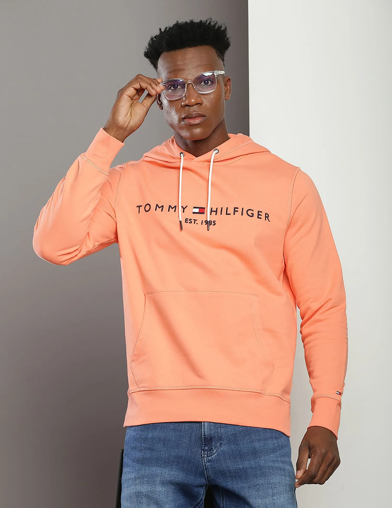 Tommy Hilfiger Transitional Cotton Hooded Sweatshirt