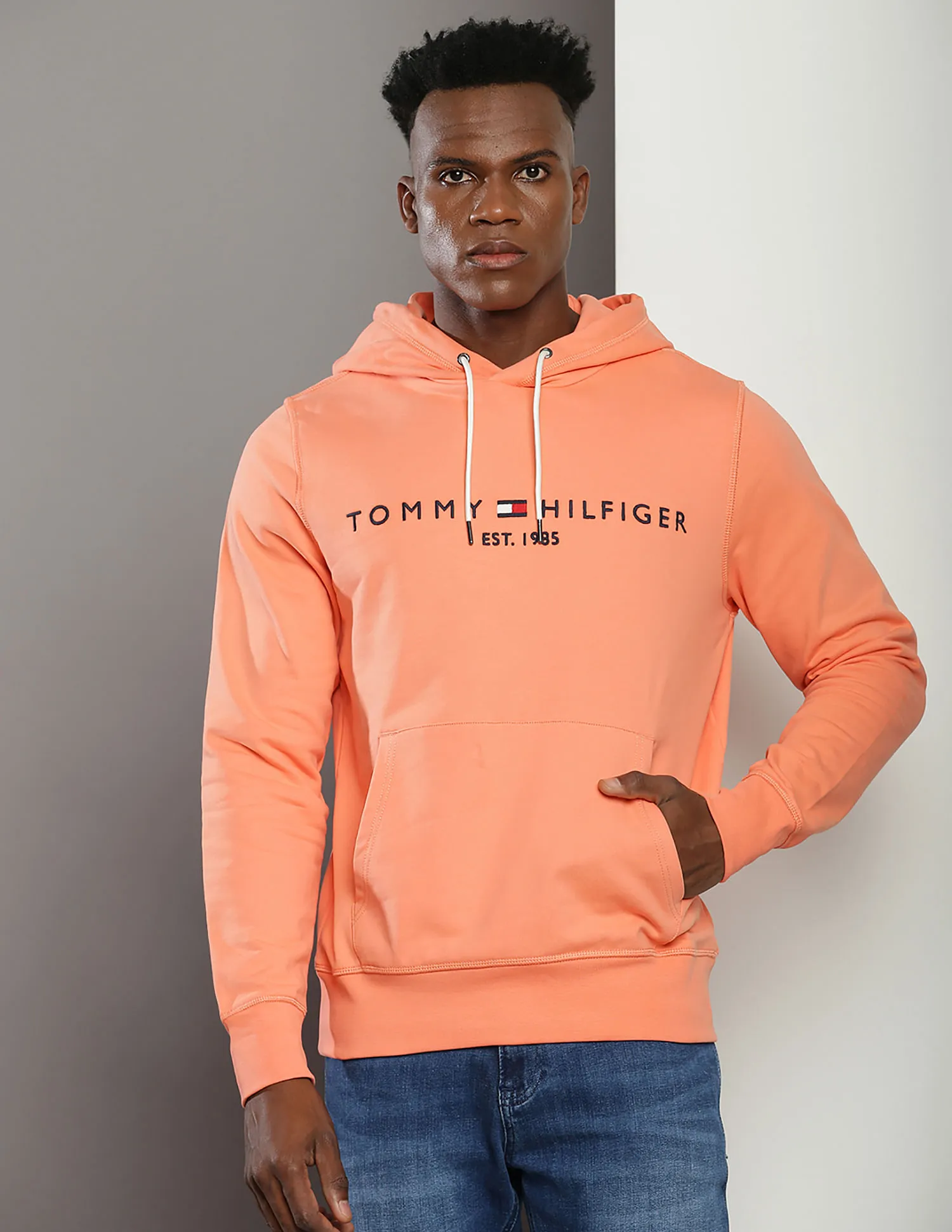 Tommy Hilfiger Transitional Cotton Hooded Sweatshirt