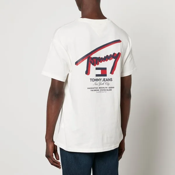 Tommy Jeans 3D Street Signature Cotton-Jersey T-Shirt