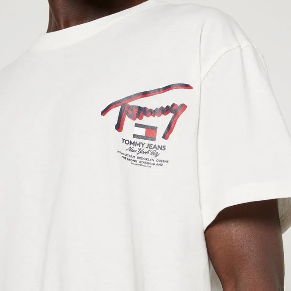 Tommy Jeans 3D Street Signature Cotton-Jersey T-Shirt