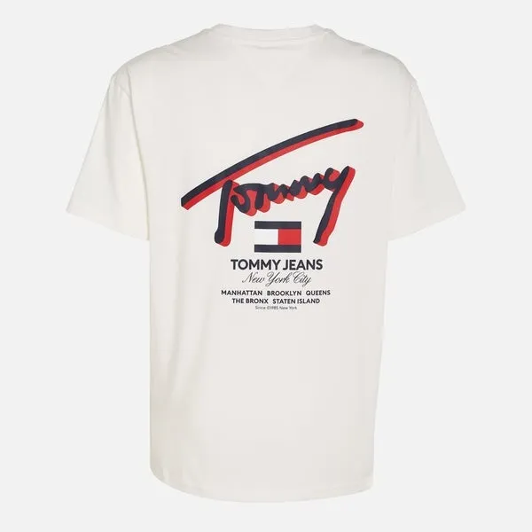 Tommy Jeans 3D Street Signature Cotton-Jersey T-Shirt