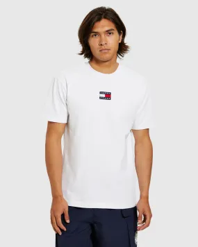 Tommy Jeans TJM Tommy Badge T-Shirt White