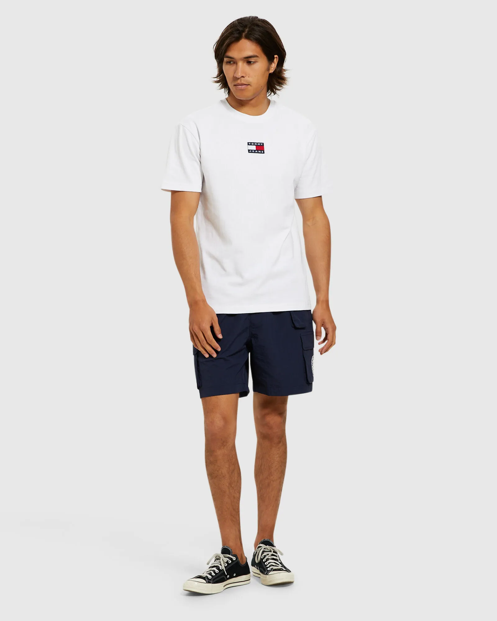 Tommy Jeans TJM Tommy Badge T-Shirt White