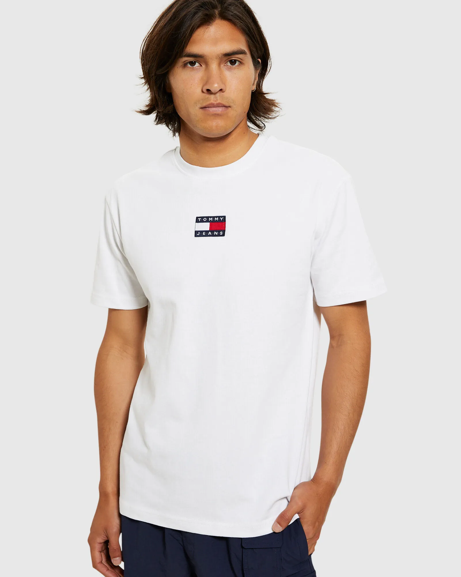 Tommy Jeans TJM Tommy Badge T-Shirt White