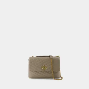 Tory Burch  Kira Chevron Bag  - Tory Burch - Leather - Grey