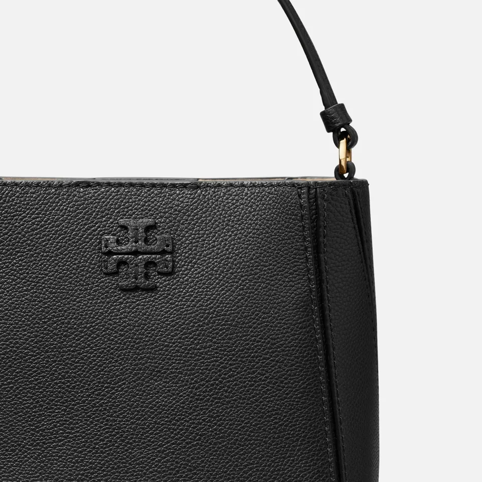 Tory Burch Mcgraw Leather Small Bucket Bag | Coggles