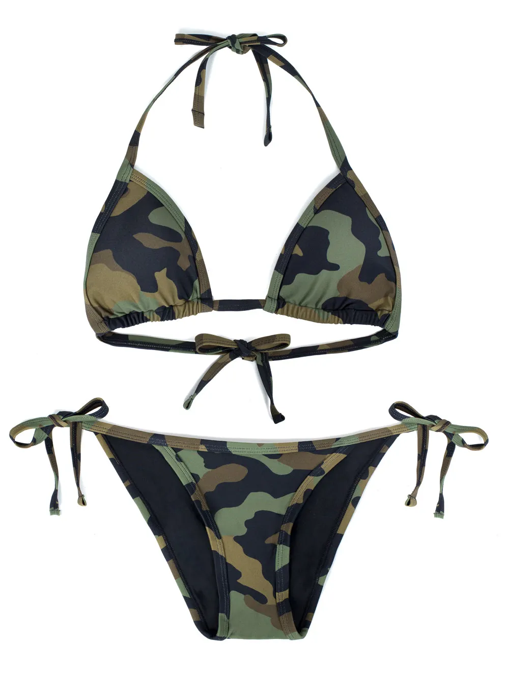 Triangle String Bikini Set | Modern Camo