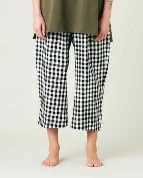 Ultimate PJ Trousers - Black and White Gingham