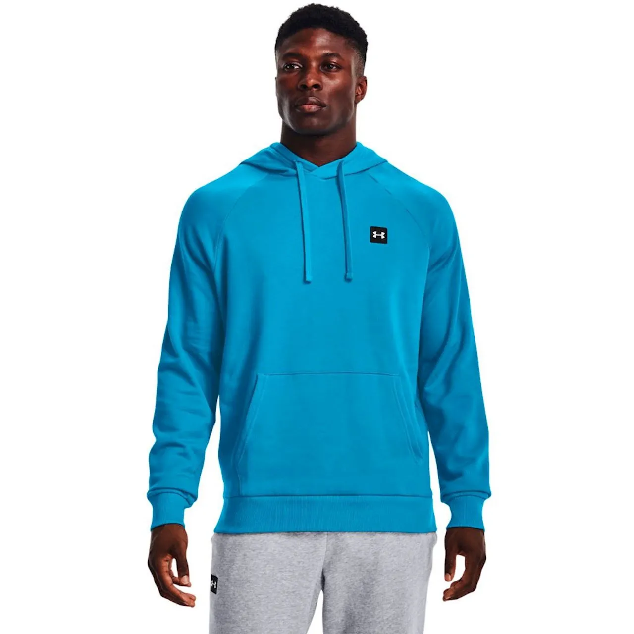 Under Armour Rival Fleece Hoodie - Mens - Capri/Onyx White