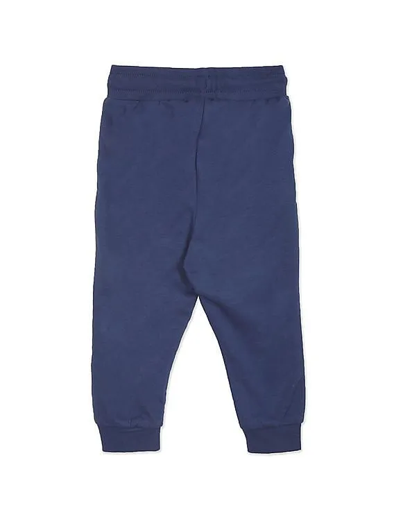 U.S. Polo Assn. Kids Elasticized Waist Logo Joggers