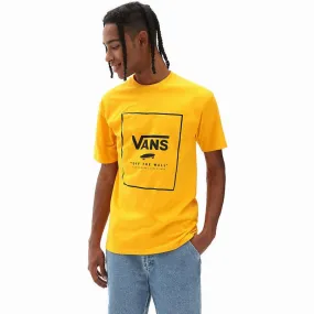 Vans CLASSIC PRINT BOX T-SHIRT (SAFFRON-BLACK) MEN YELLOW