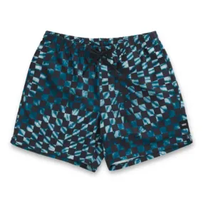 Vans Mixed Volley Elastic Shorts  16 - MOROCCAN BLUE CHECKERBOARD TIE DYE